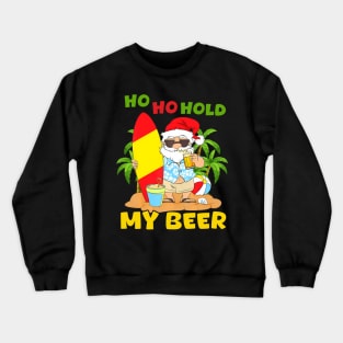 Christmas in July Summer Santa Sunglasses Ho Ho Hold Gift For Boys Girls Kids Crewneck Sweatshirt